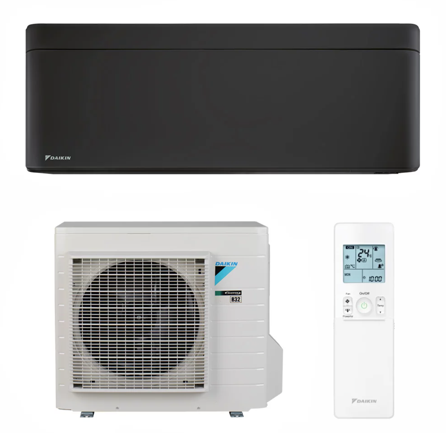 Кондиционер DAIKIN Inverter STYLISH FTXA50BB+RXA50A черный матовый A++