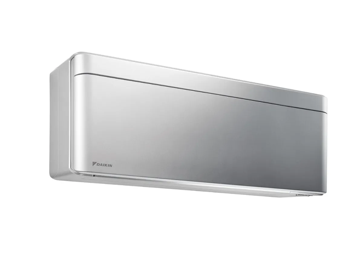 Poza bloc interior DAIKIN Inverter R32 STYLISH FTXA20BS+RXA20A silver A+++, din partea stinga