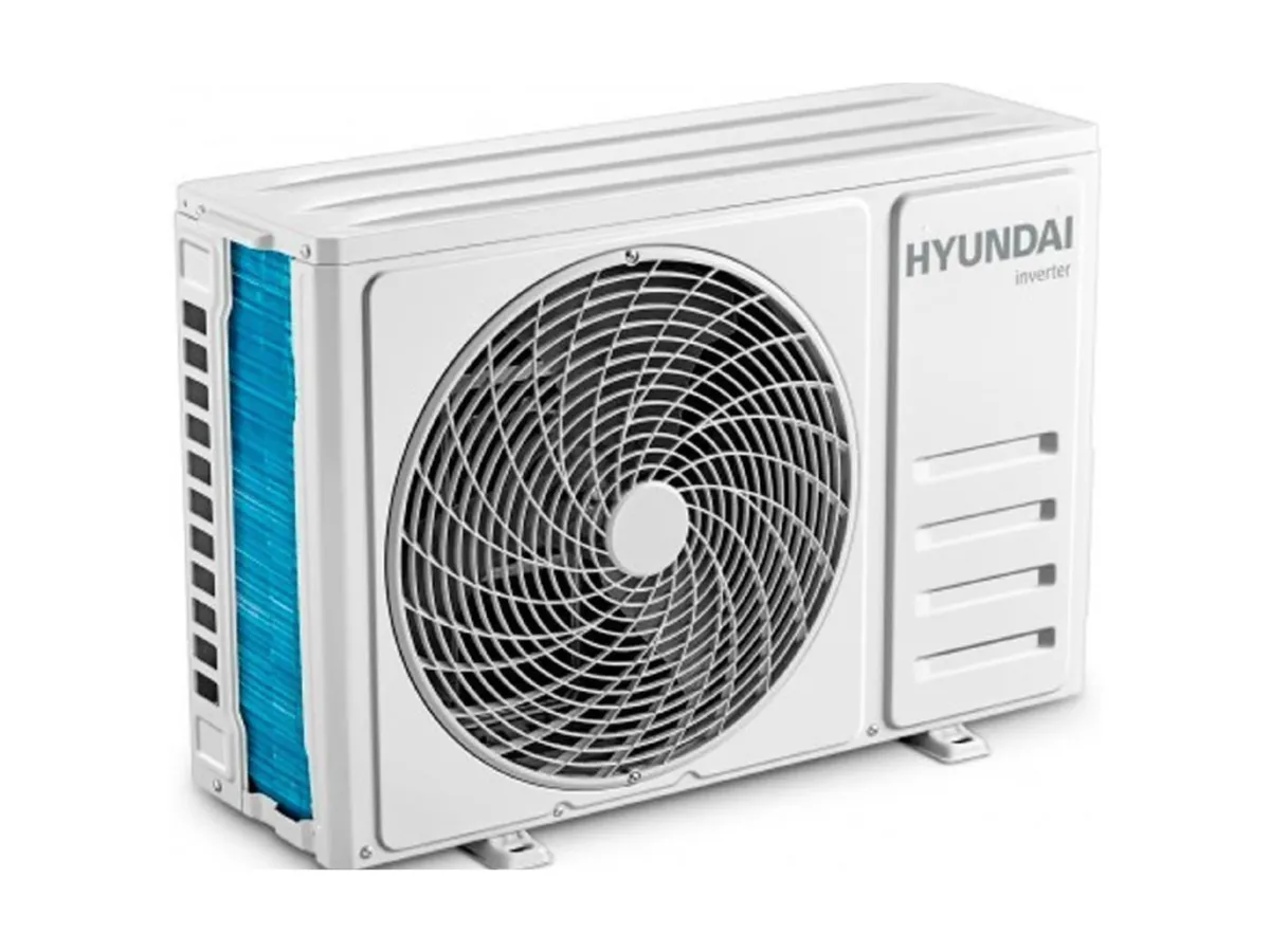 Изоброжение внешнего блока HYUNDAI Inverter R32 HYAC - 18CHSD/TP51I, вид слева