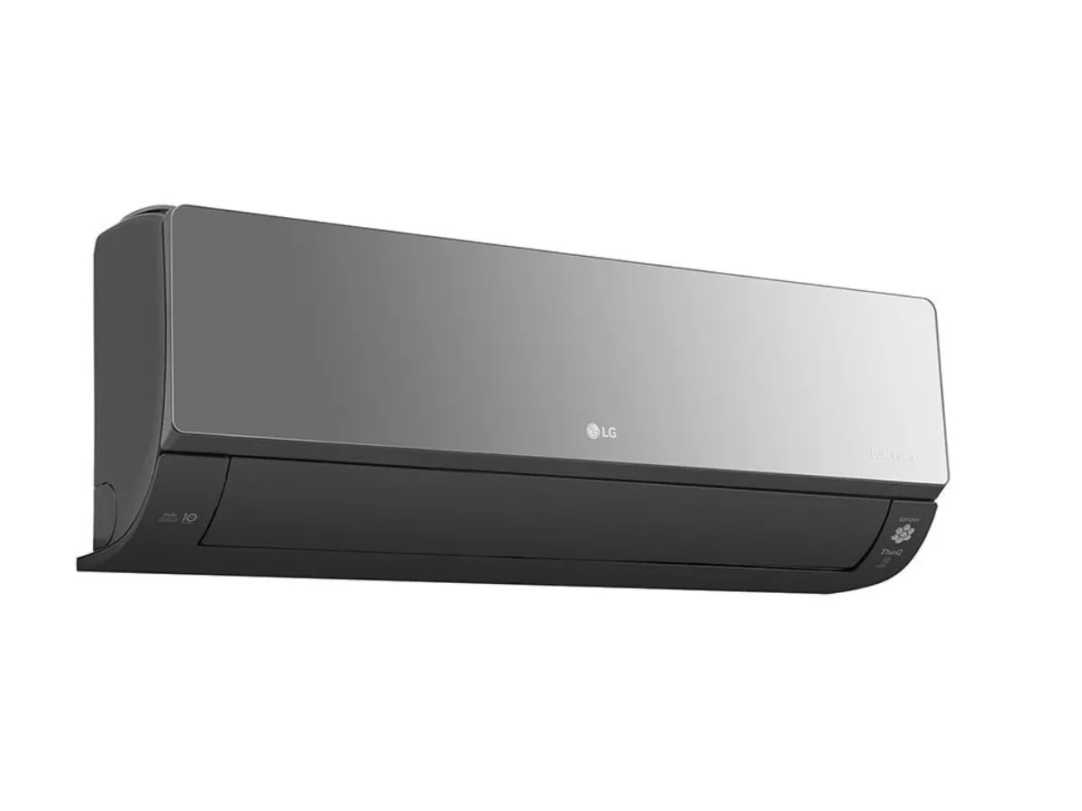 Изображение внутреннего блока с левой стороны LG ARTCOOL Mirror Inverter R32 AM09BP