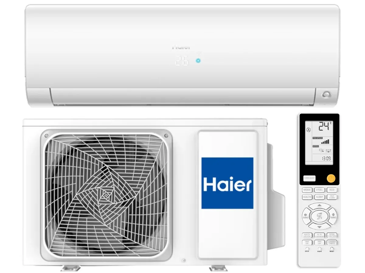 Кондиционер HAIER FLEXIS Plus DC Inverter R32 Super Match 9000 BTU (белый матовый)